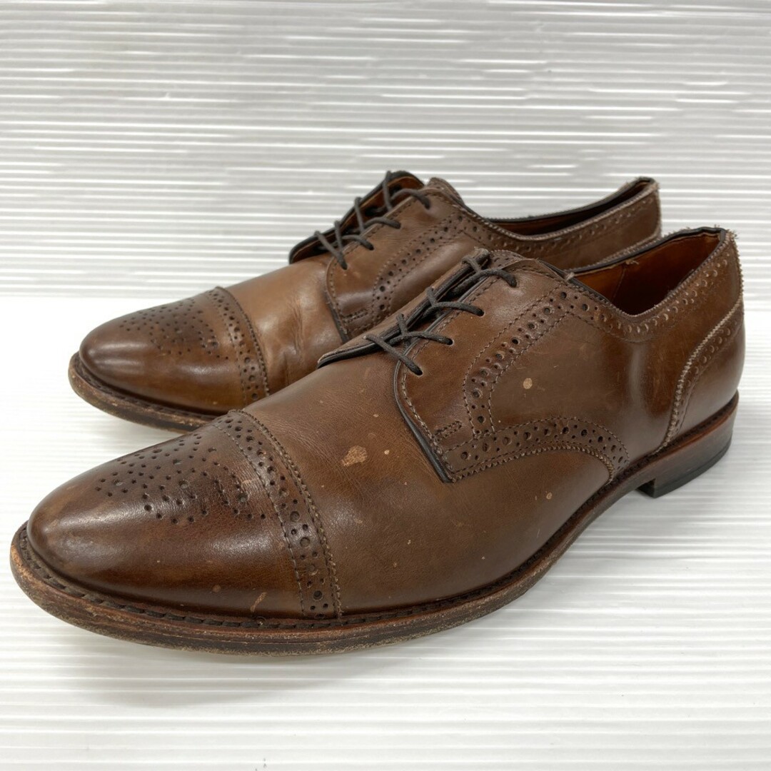 アレン エドモンズ Allen Edmonds レザー ドレスシューズ ストレートチップ MADE IN U.S.A サイズ：US11 1/2 D ブラウン系    mellow