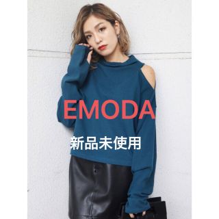 エモダ(EMODA)の●EMODA エモダ● ルーズハイネックオープンショルダートップス(カットソー(長袖/七分))