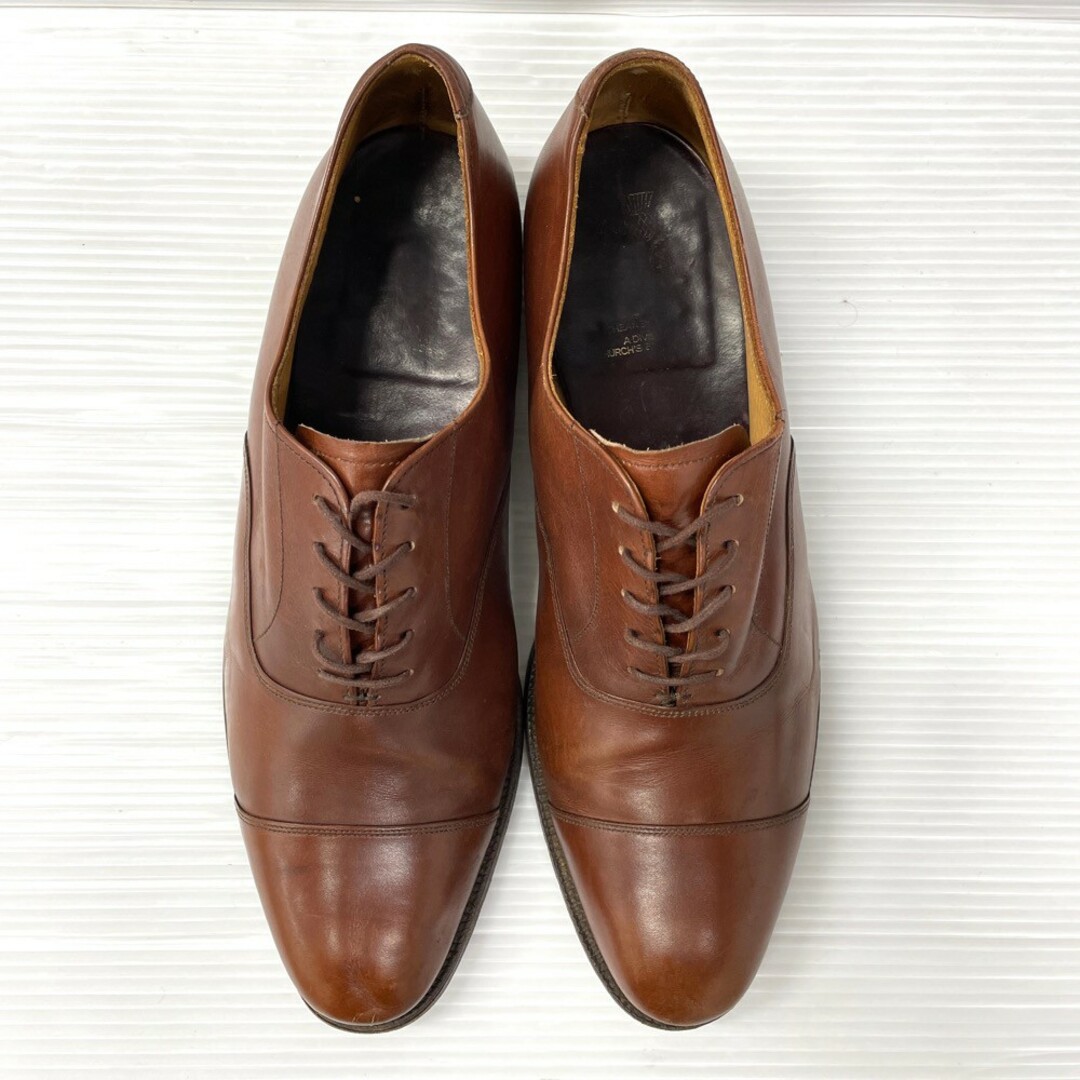 CHEANEY(チーニー)のチーニー ツイード CHEANEY  Tweed レザー ドレスシューズ 内羽根 ストレートチップ MADE IN ENGLAND サイズ：UK10 1/2 ブラウン系 【古着】古着 【中古】 中古 mellow S9827T メンズの靴/シューズ(ドレス/ビジネス)の商品写真