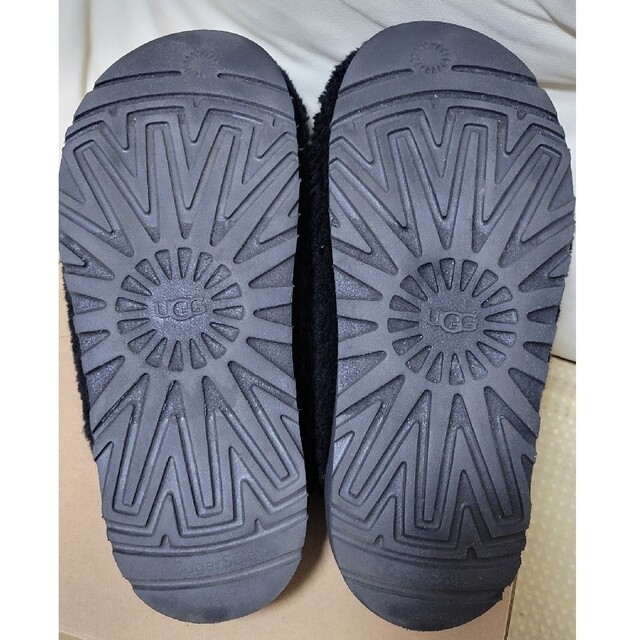 最終価格★ほぼ未使用★人気完売★UGG 超軽量厚底サンダル 黒 ブラック ボア