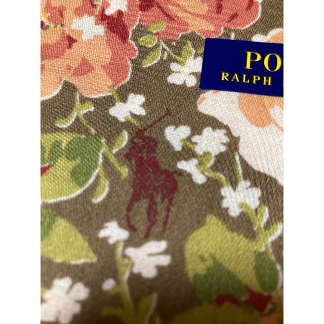 POLO RALPH LAUREN(ポロラルフローレン)のポロラルフローレン　ハンカチ　お花柄 レディースのファッション小物(ハンカチ)の商品写真
