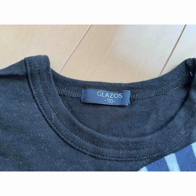 GLAZOS 七分袖ボーダーTシャツ2枚セット キッズ/ベビー/マタニティのキッズ服男の子用(90cm~)(Tシャツ/カットソー)の商品写真