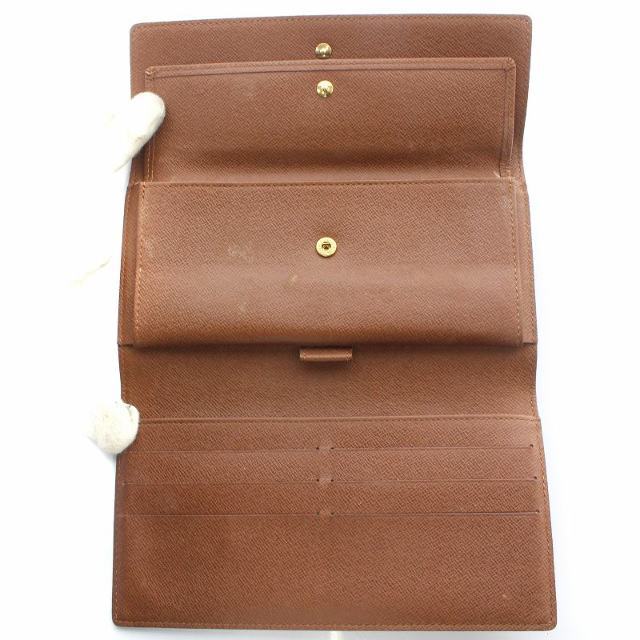 ルイヴィトン ポルトフォイユ 三つ折長財布 インターナショナル 茶 M61217 - 2