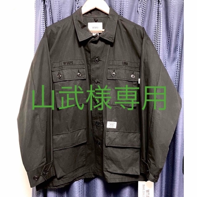 WTAPS 18ss JUNGLE SHIRT WEATHER 黒 L 試着のみのサムネイル