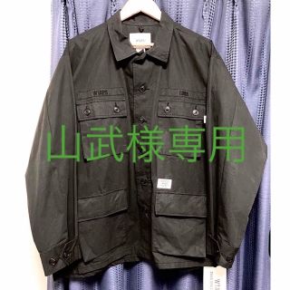 ダブルタップス(W)taps)のWTAPS 18ss JUNGLE SHIRT WEATHER 黒 L 試着のみ(シャツ)