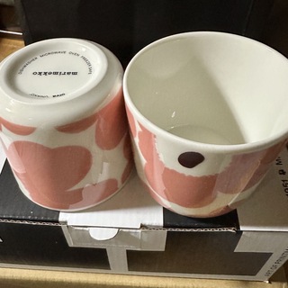 マリメッコ(marimekko)のマリメッコ marimekko ウニッコ柄 コーヒーカップ 2個セット(グラス/カップ)
