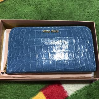 ミュウミュウ(miumiu)のsaya様 専用miu miu 財布  一度だけ使用済み(財布)