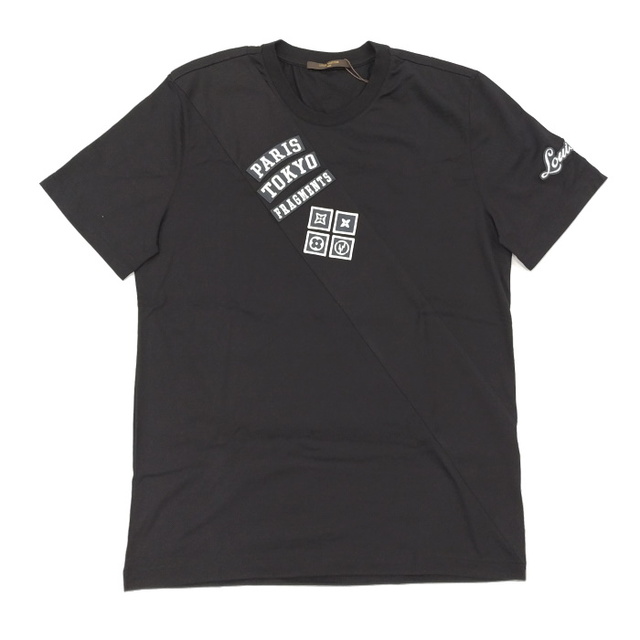 LOUIS VUITTON - LOUIS VUITTON Tシャツ メンズ ブラック CA36929の