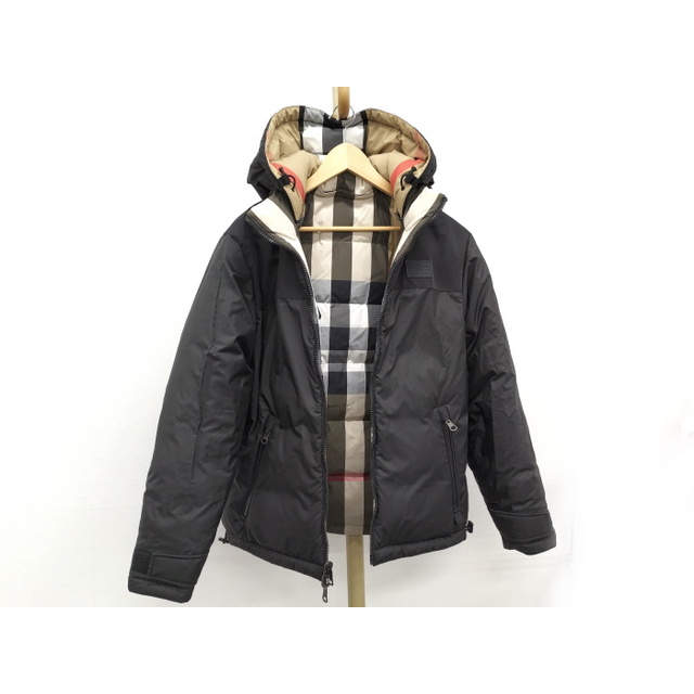 BURBERRY リバーシブル ダウンジャケット チェック ナイロン