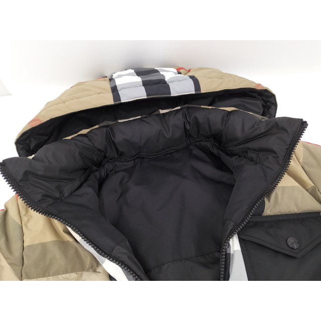 BURBERRY リバーシブル ダウンジャケット チェック ナイロン