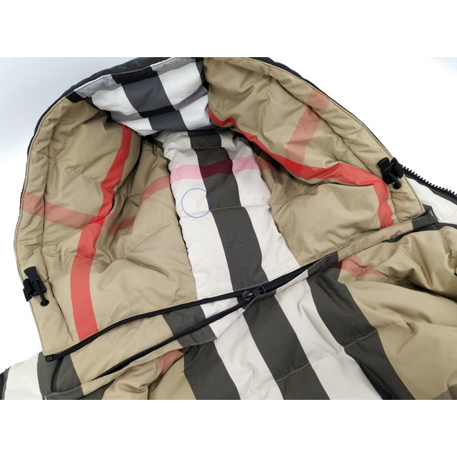BURBERRY - BURBERRY リバーシブル ダウンジャケット チェック