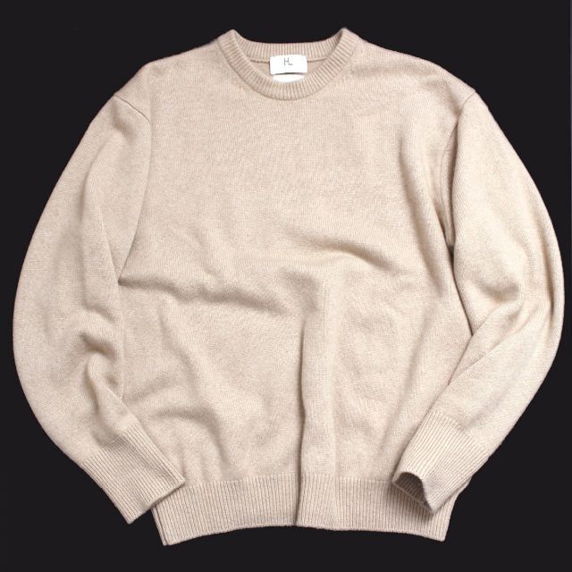 メンズHERILL GOLDENCASH PULLOVER カシミヤ ニット ヘリル