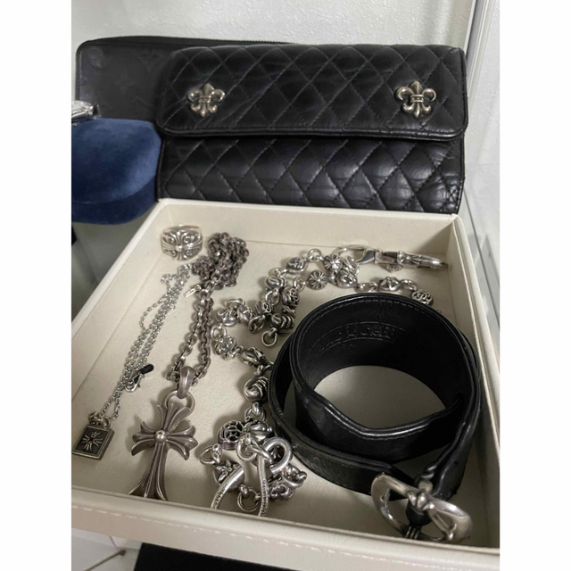 Chrome Hearts(クロムハーツ)のCHROME HEARTS クロムハーツフローラルクロスリング メンズのアクセサリー(リング(指輪))の商品写真