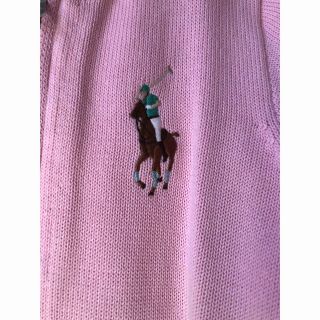 ラルフローレン(Ralph Lauren)の【美品】ラルフローレン　ロゴ刺繍ニットパーカー(パーカー)