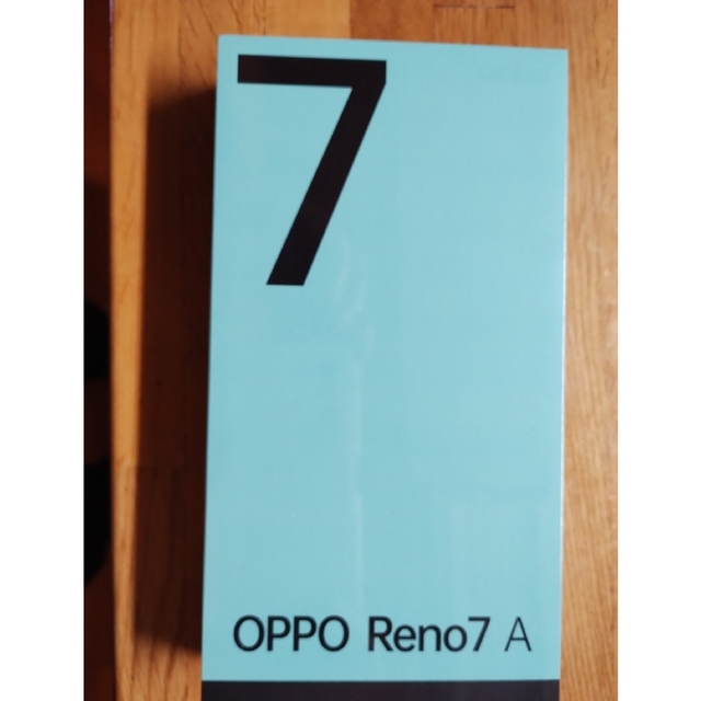 新品 OPPO Reno7 A スターリーブラック　A201OP ワイモバイル版