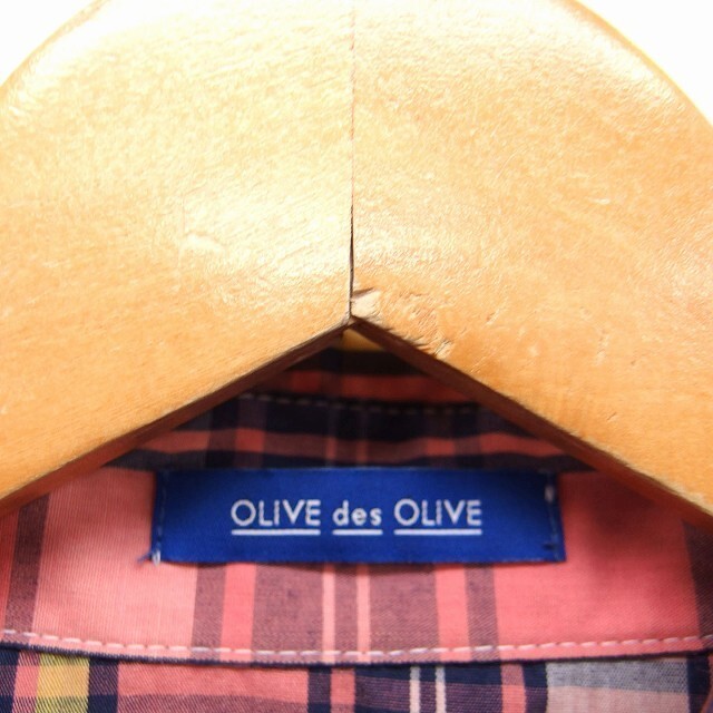 OLIVEdesOLIVE(オリーブデオリーブ)のオリーブデオリーブ OLIVE des OLIVE チェック柄 シャツ ブラウス レディースのトップス(シャツ/ブラウス(長袖/七分))の商品写真