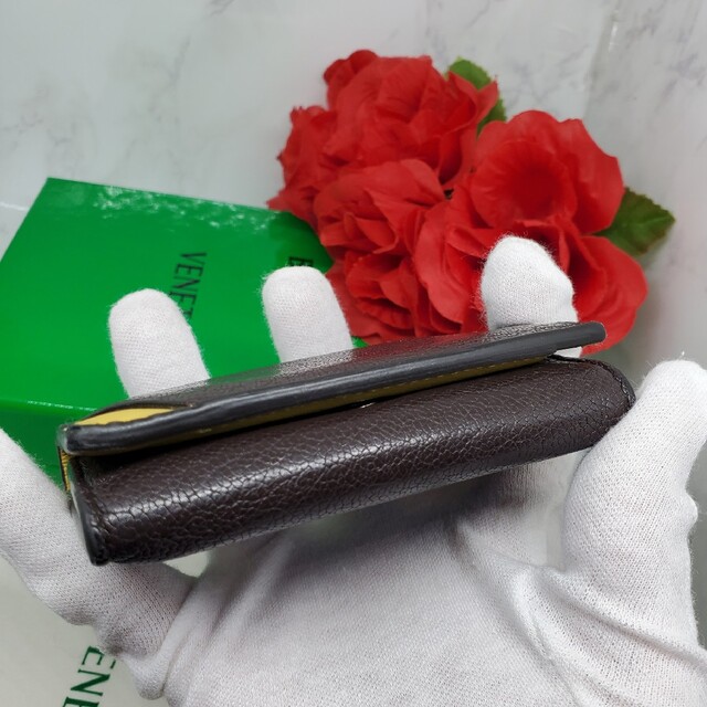 【極美品】 ボッテガヴェネタ 折り財布 財布 レザー ブラウン 3