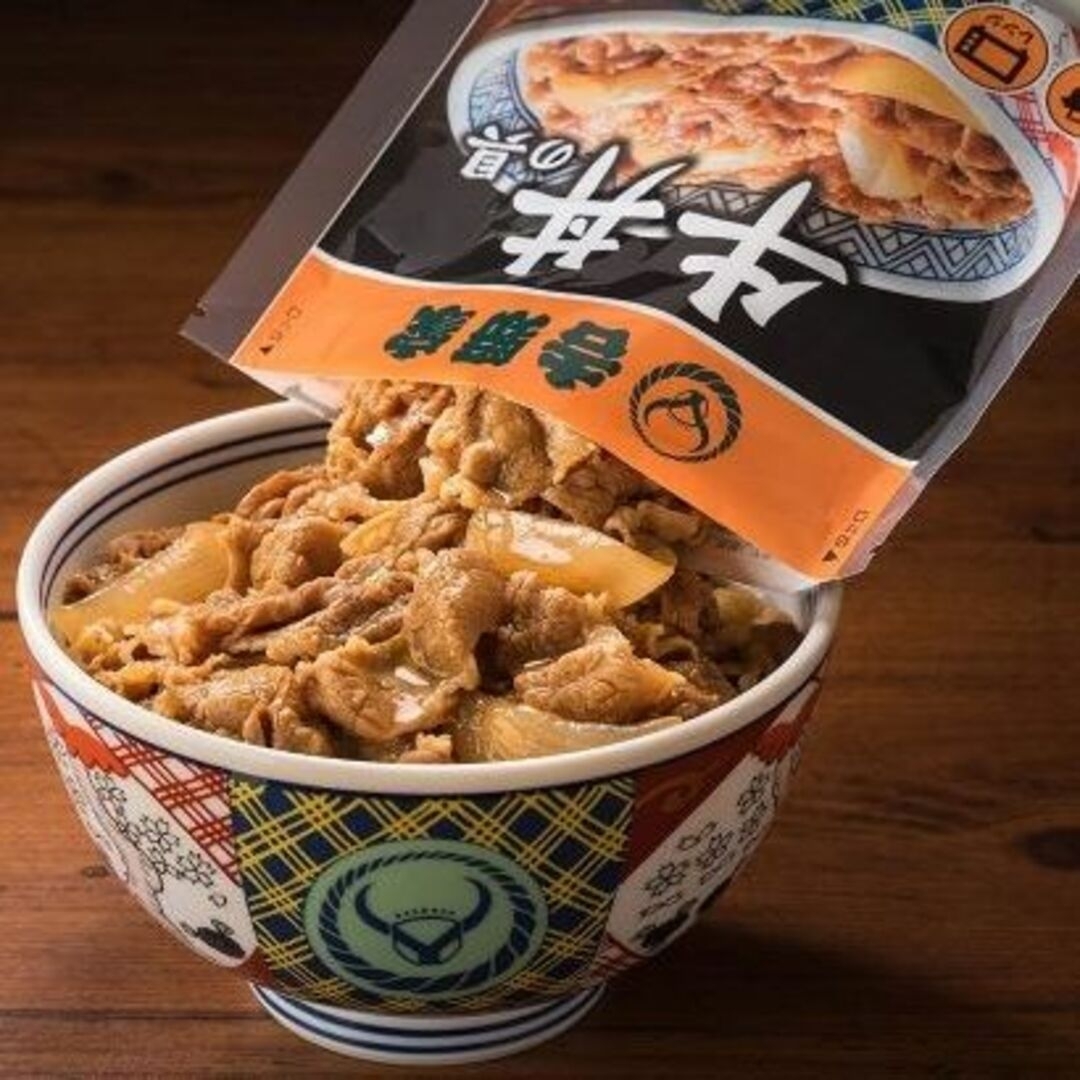 吉野家(ヨシノヤ)の吉野家の牛丼の具 １０食 食品/飲料/酒の加工食品(レトルト食品)の商品写真