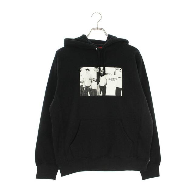 シュプリーム 19SS Classic Ad Hooded Sweatshirt クラシックADフーデッドスウェットパーカー メンズ Sトップス