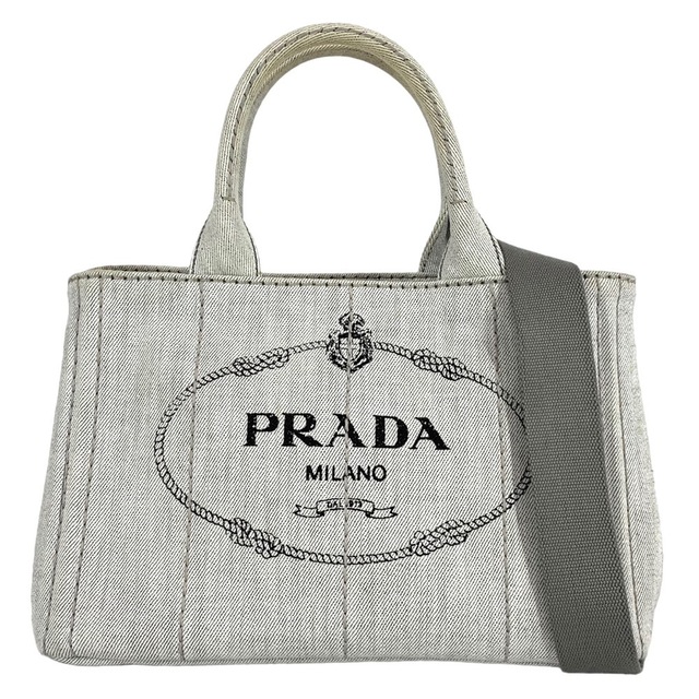 かわいい~!」 PRADA - PRADA プラダ 2WAY デニム トートバッグ