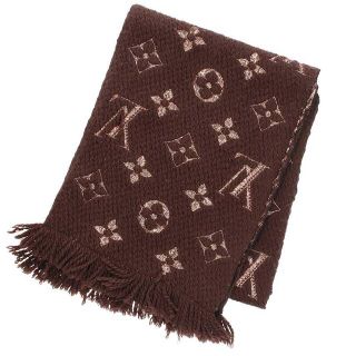 ルイヴィトン(LOUIS VUITTON)のルイヴィトン M71383 エシャルプ・ロゴマニア シャイン モノグラムウールマフラー メンズ(マフラー)