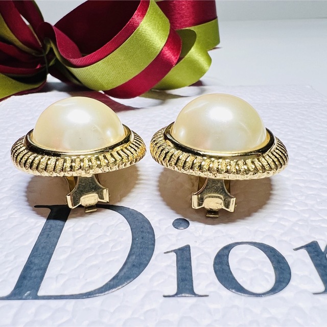 Christian Dior - 正規品Christian Diorディオール イヤリング パール