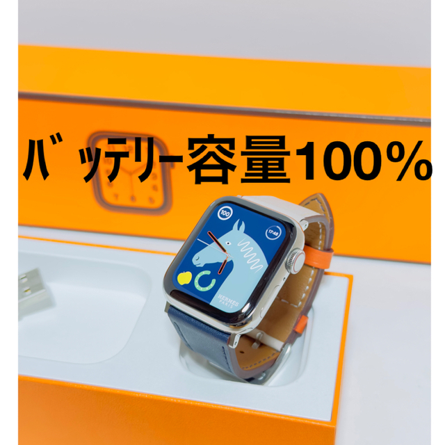 腕時計(デジタル)Apple Watch HERMES series6 40mm エルメス