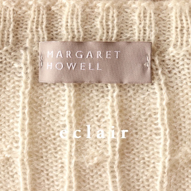 MARGARET HOWELL - マーガレットハウエル スコティッシュカシミヤ100% ケーブルニット 5.6万円の通販 by eclair