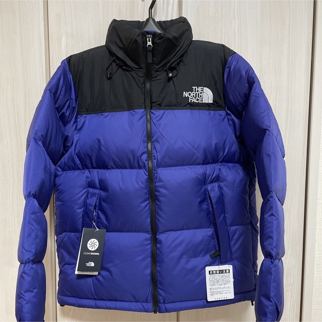 メンズ　ノースフェイス　ダウン　青　ブルー　NORTH FACE　ヌプシ　S