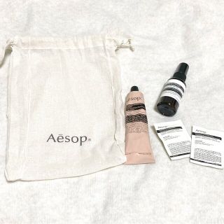 イソップ(Aesop)のAesop ハンドクリーム　ハンドミスト　スクラブクレンザー　巾着　セット(ハンドクリーム)