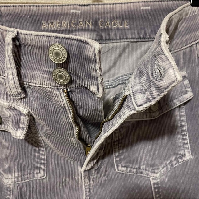 American Eagle(アメリカンイーグル)のアメリカンイーグル　パンツ　M パープル レディースのパンツ(デニム/ジーンズ)の商品写真