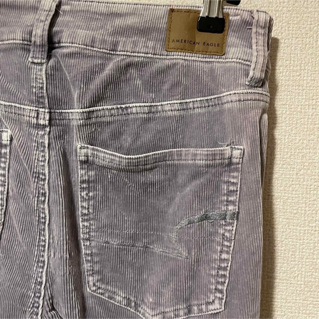 American Eagle(アメリカンイーグル)のアメリカンイーグル　パンツ　M パープル レディースのパンツ(デニム/ジーンズ)の商品写真