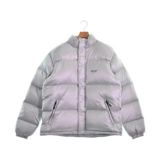 パレス(PALACE)のPALACE パレス ダウンジャケット/ダウンベスト L グレー系 【古着】【中古】(ダウンジャケット)