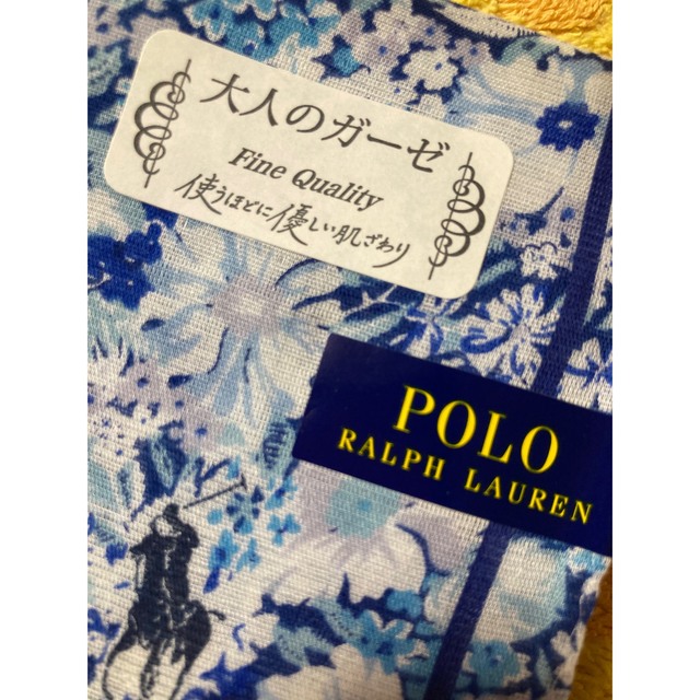 POLO RALPH LAUREN(ポロラルフローレン)のポロラルフローレン　ハンカチ　お花柄 レディースのファッション小物(ハンカチ)の商品写真