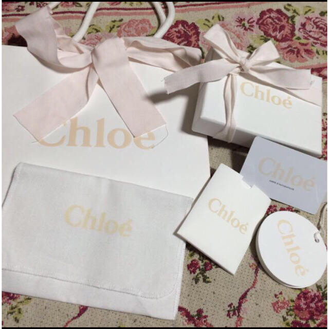 Chloe(クロエ)のchloe カードケース リリーリボン レディースのファッション小物(名刺入れ/定期入れ)の商品写真