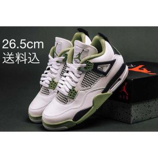 ジョーダン(Jordan Brand（NIKE）)のNike WMNS Air Jordan 4 Oil Green 26.5cm(スニーカー)