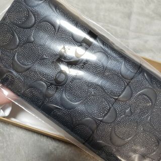 コーチ(COACH)のCOACH　長財布　ブラック(長財布)