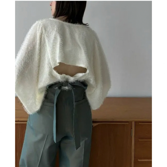 CLANE - バックリボンパンツ - BACK RIBBON PANTS - KHAIKIの通販 by