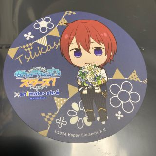 【初期グッズ】あんスタ　朱桜司　knights アニメイトカフェ　コースター(その他)