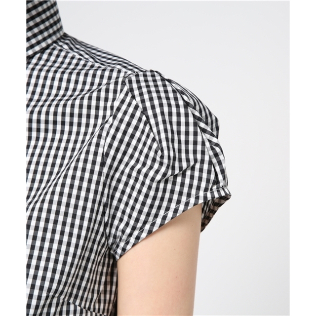 NARACAMICIE(ナラカミーチェ)のギンガムチェック半袖シャツ レディースのトップス(シャツ/ブラウス(半袖/袖なし))の商品写真