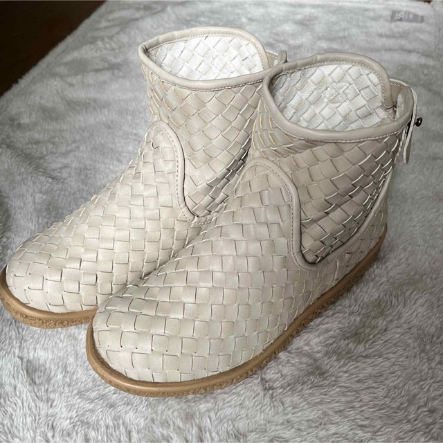 Rin Clover(リンクローバー)の【新品未使用】リンクローバー Rin Clover メッシュフラットブーツ レディースの靴/シューズ(ブーツ)の商品写真