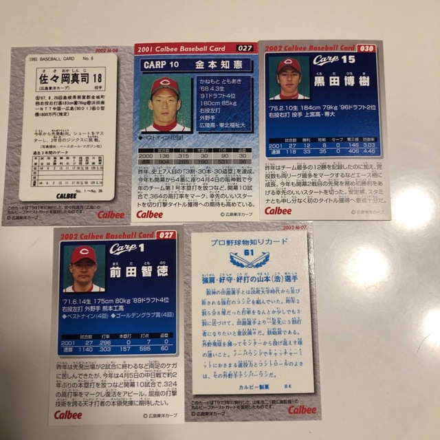 広島東洋カープカードセット スポーツ/アウトドアの野球(応援グッズ)の商品写真