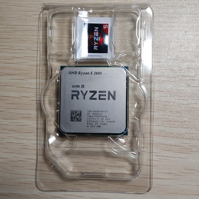 【中古】Ryzen 5 3600 cpuのみ スマホ/家電/カメラのPC/タブレット(PCパーツ)の商品写真