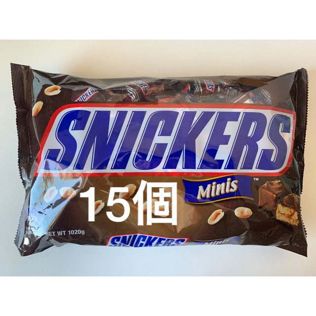 コストコ(コストコ)のSNICKERS スニッカーズ 小分け 15個　コストコ 食品/飲料/酒の食品(菓子/デザート)の商品写真