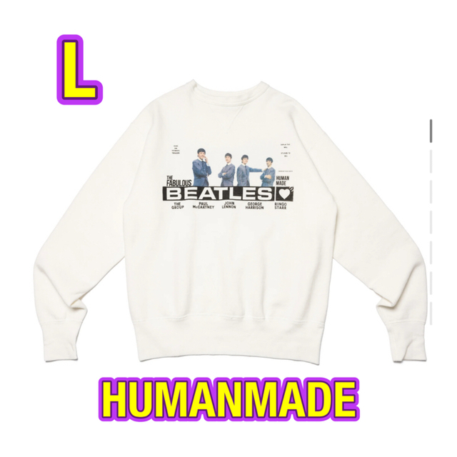 HUMANMADE ヒューマンメイド ビートルズ スウェット L