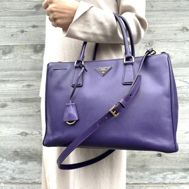 豪華で新しい PRADA - 【激レア】Prada ガレリア 2way ハンドバッグ