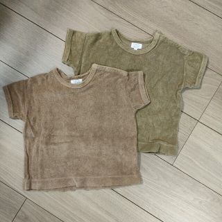 the simple folk トップス　半袖　パイル　テリー(Tシャツ/カットソー)