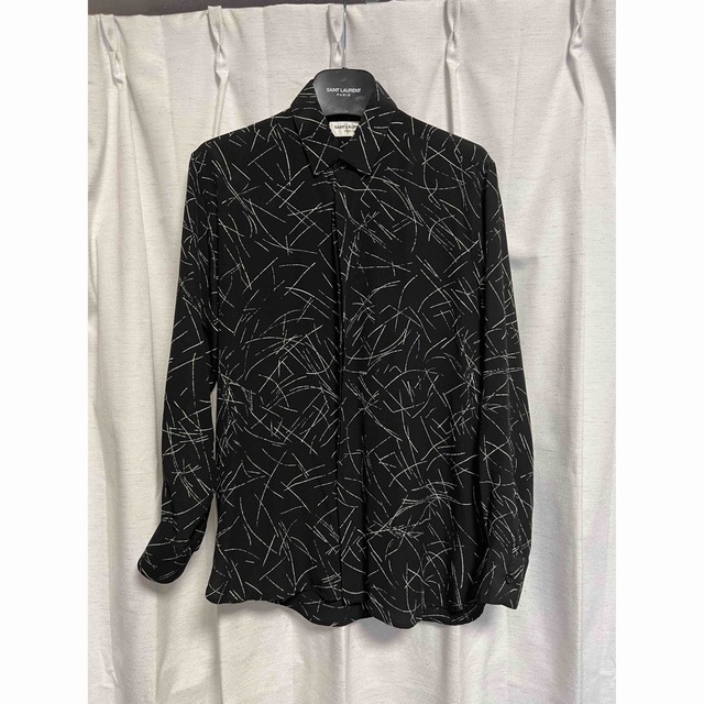 楽天ランキング1位】 Saint Laurent - サンローラン シルクシャツ