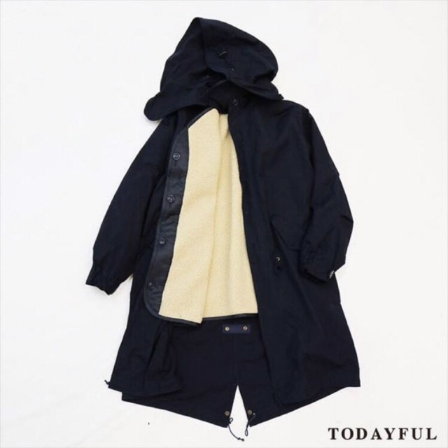 TODAYFUL(トゥデイフル)のTODAYFUL(トゥデイフル) ボア モッズコート 36 レディースのジャケット/アウター(モッズコート)の商品写真