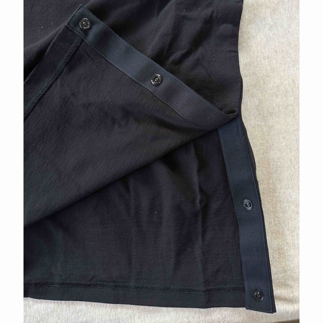 sacai(サカイ)の黒1新品 sacai サカイ メンズ ペイズリー ロング Tシャツ ブラック メンズのトップス(スウェット)の商品写真